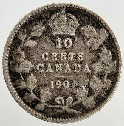 1904 Canada 10 Cents Silver Coin | Collectable Grade