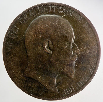 1904 Edward VII One Penny Coin | Collectable Grade