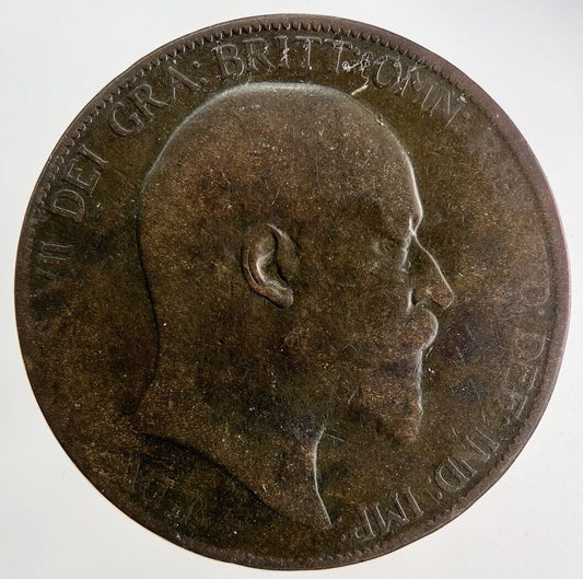 1904 Edward VII One Penny Coin | Collectable Grade