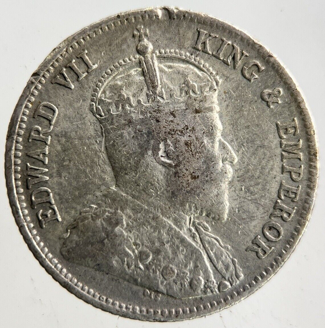 1903 Hong Kong 10 Cents Silver Coin | Fine Collectable Grade