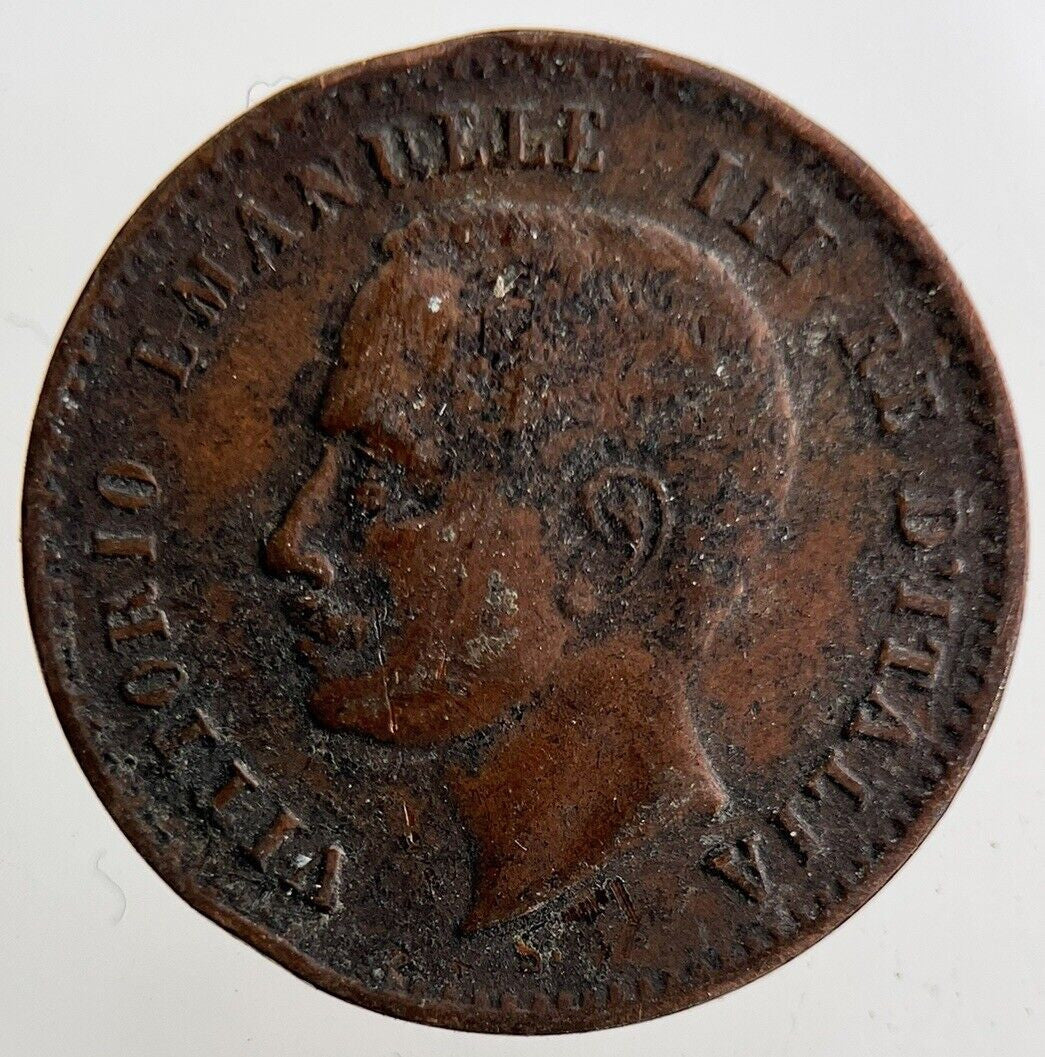 1903 Italy 2 Centesimi Coin | Fine Collectable Grade