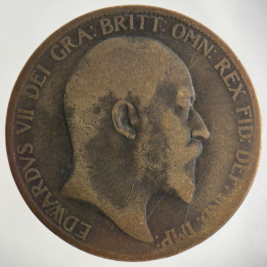 1904 Edward VII One Penny Coin | Collectable Grade