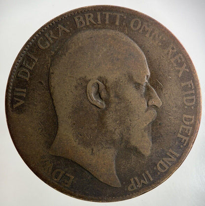 1904 Edward VII One Penny Coin | Collectable Grade