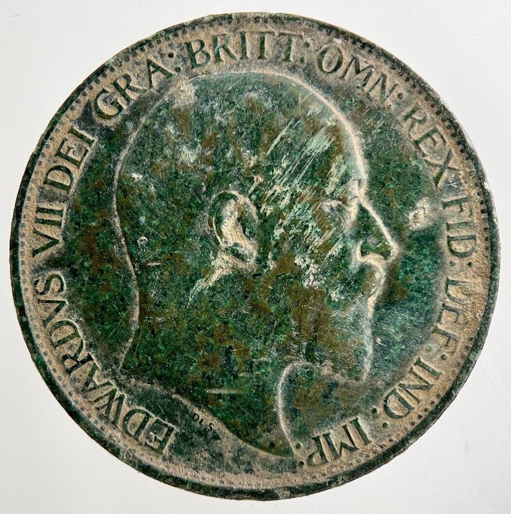 1904 Edward VII Half-Penny Coin | Fine Collectable Grade