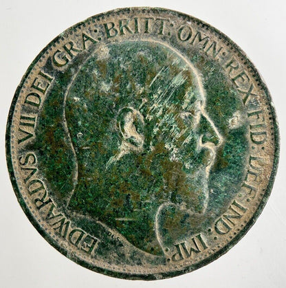 1904 Edward VII Half-Penny Coin | Fine Collectable Grade