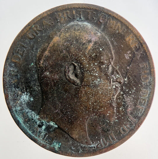 1904 Edward VII One Penny Coin | Collectable Grade