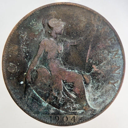 1904 Edward VII One Penny Coin | Collectable Grade