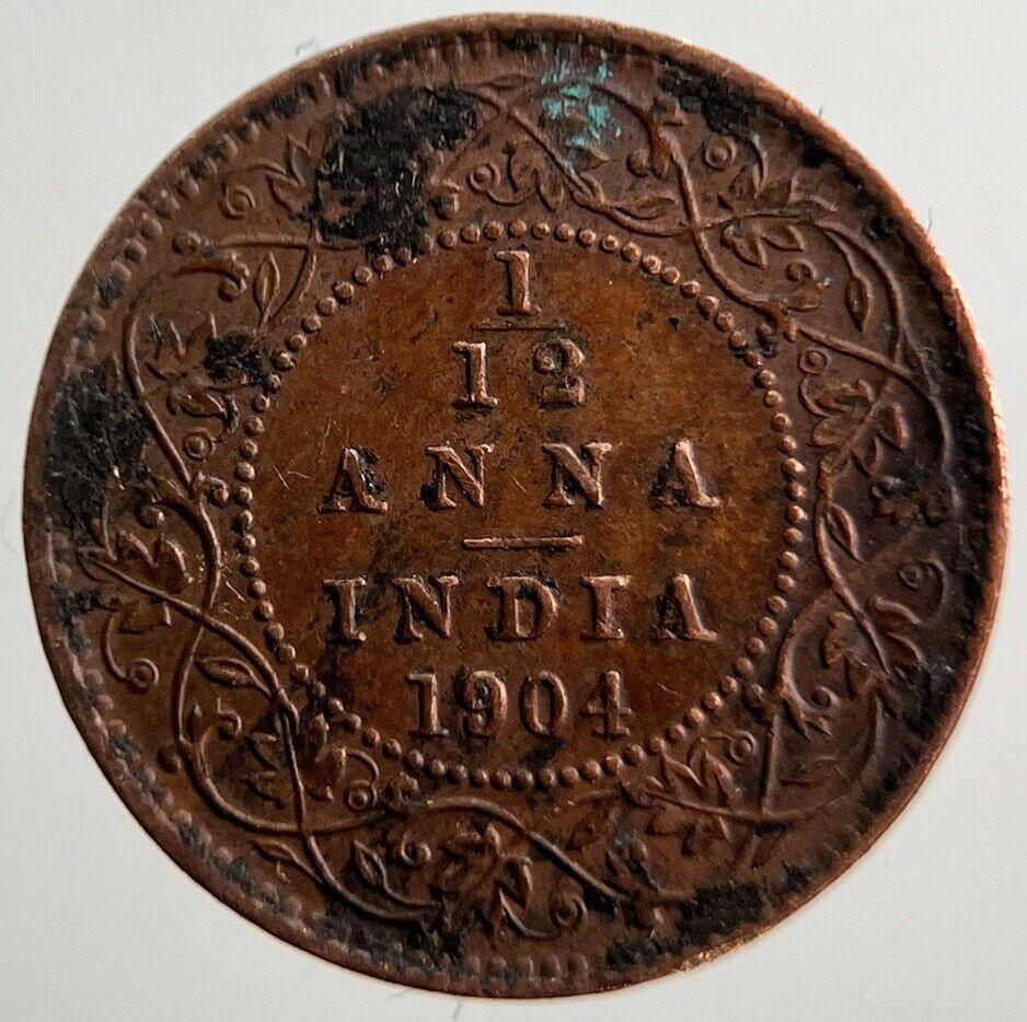 1904 India 1/12 Anna Coin | Very High Grade | a2711