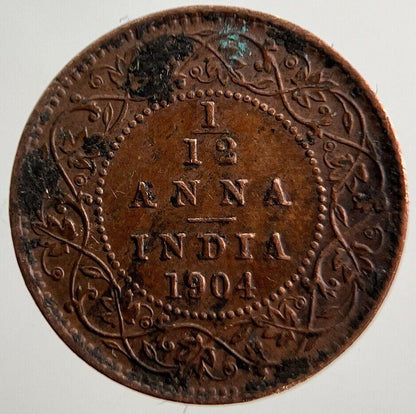 1904 India 1/12 Anna Coin | Very High Grade | a2711