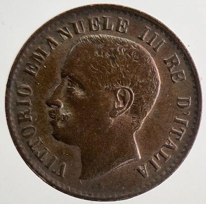 1904 Italy 1 Centesimo Coin | Fine Collectable Grade | a8173
