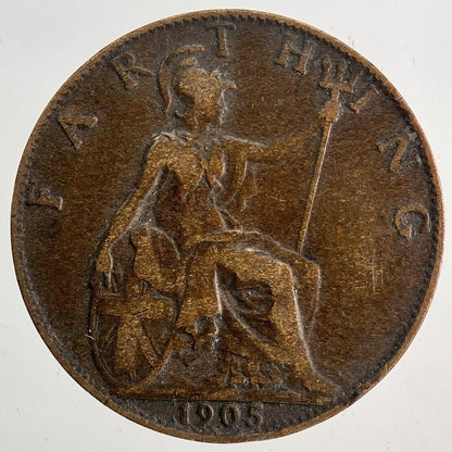 1905 Edward VII Farthing Coin | Fine Collectable Grade