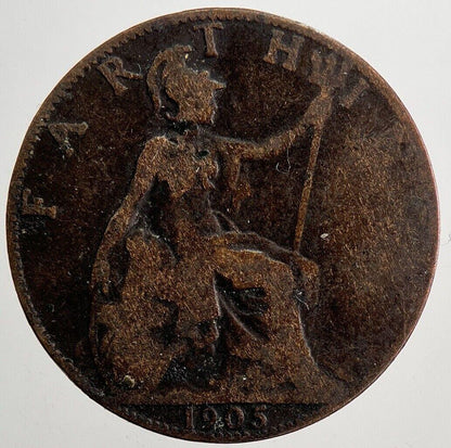 1905 Edward VII Farthing Coin | Collectable Grade | a5818