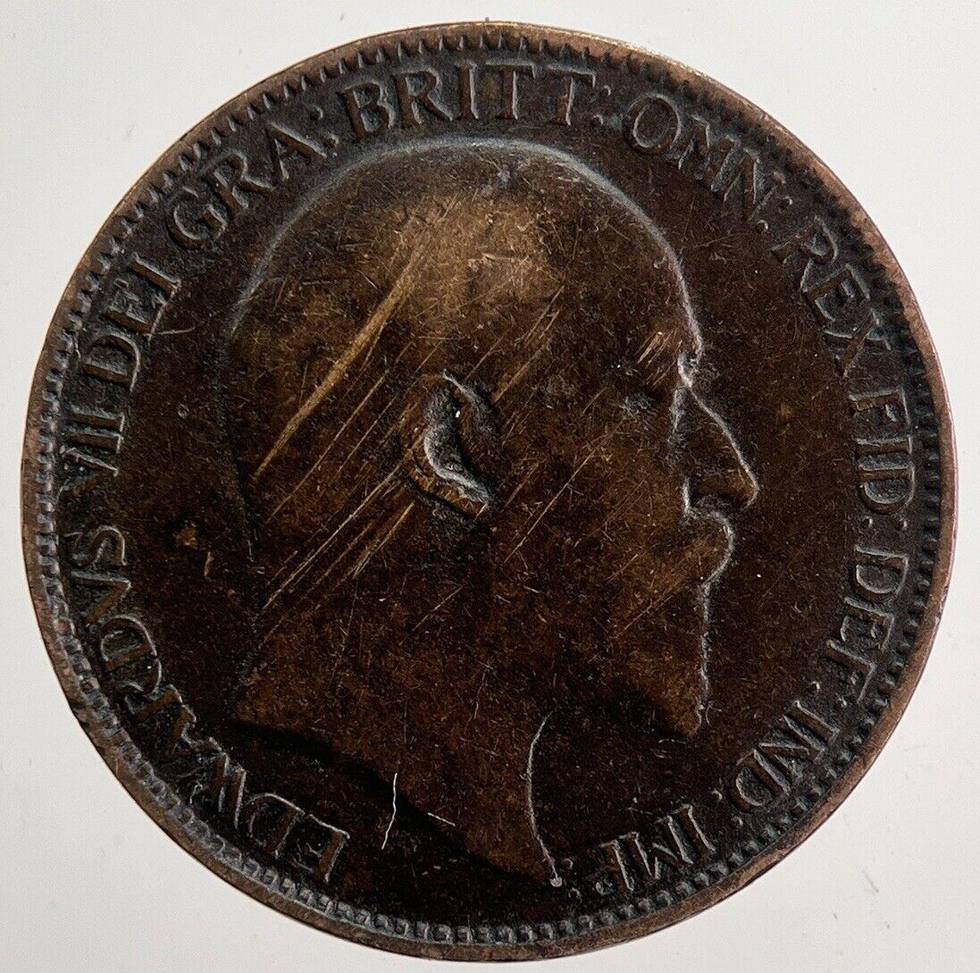 1905 Edward VII Farthing Coin | Fine Collectable Grade | a5834