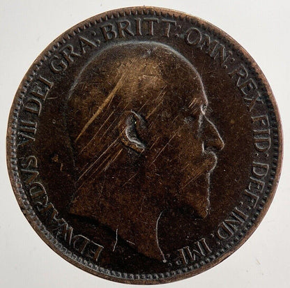 1905 Edward VII Farthing Coin | Fine Collectable Grade | a5834