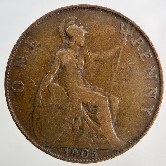 1905 Edward VII One Penny Coin | Collectable Grade