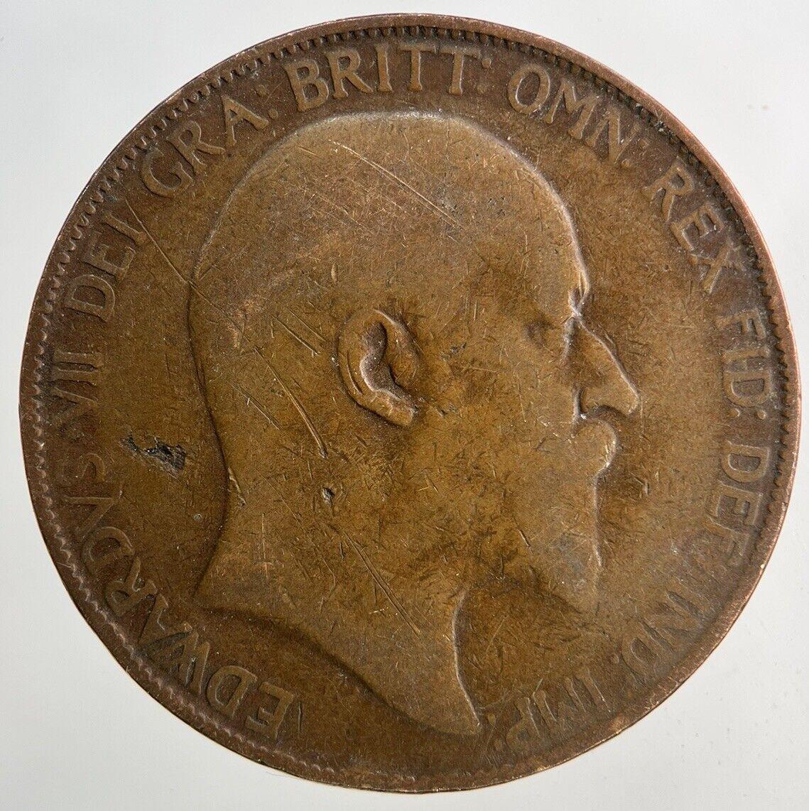 1905 Edward VII One Penny Coin | Collectable Grade