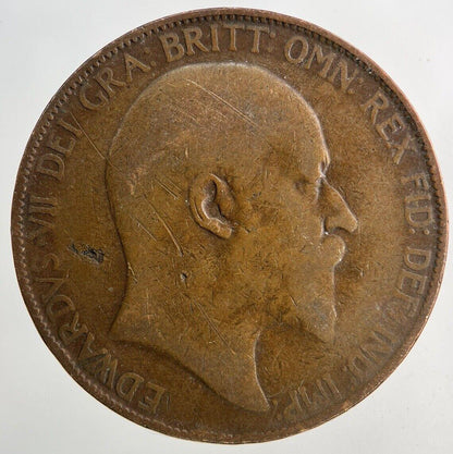 1905 Edward VII One Penny Coin | Collectable Grade