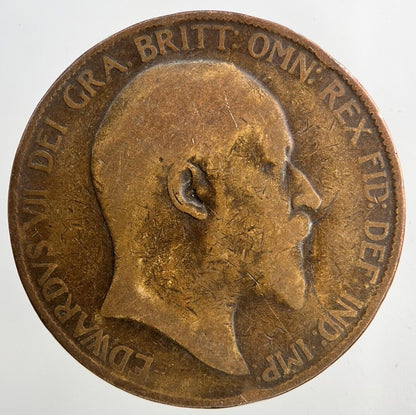 1905 Edward VII One Penny Coin | Collectable Grade