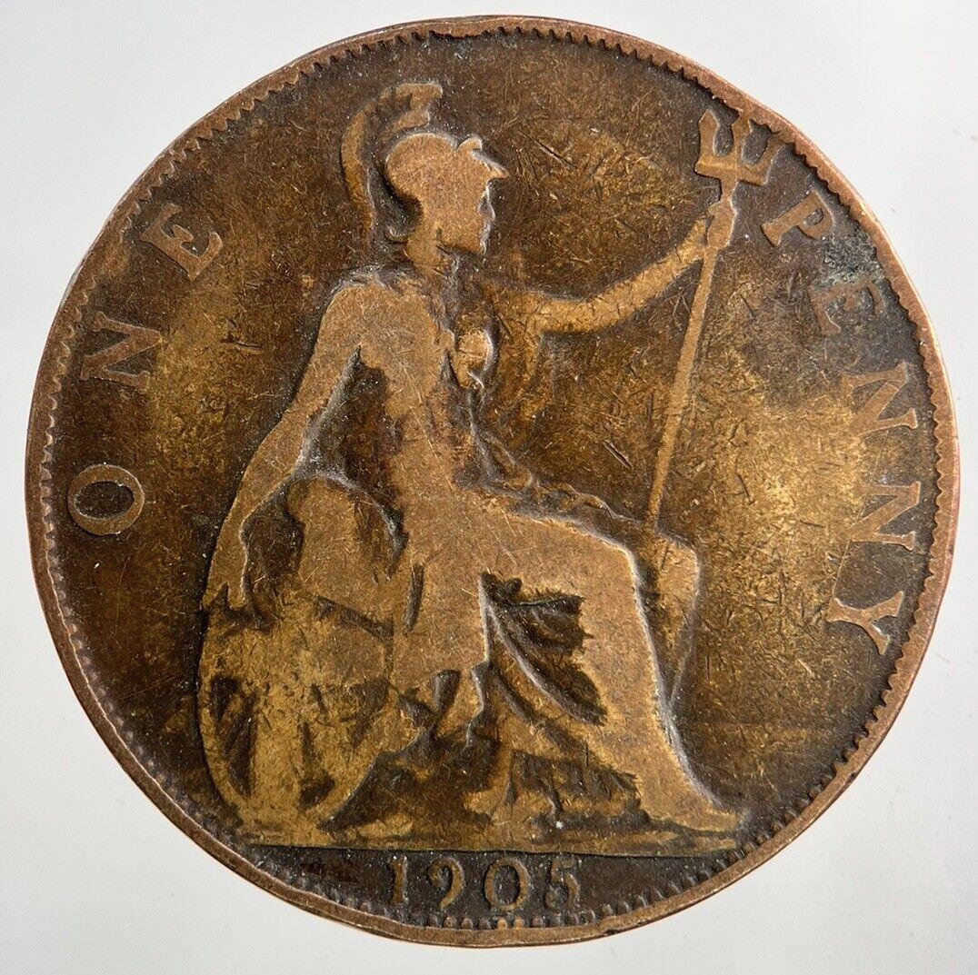 1905 Edward VII One Penny Coin | Collectable Grade