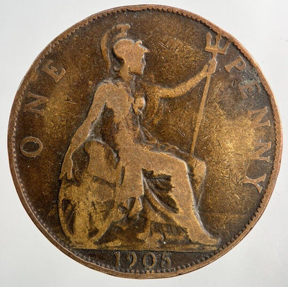1905 Edward VII One Penny Coin | Collectable Grade