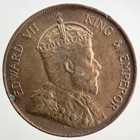 1904 Hong Kong 1 One Cent Coin | Very High Grade