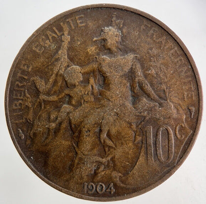 1904 France 10 Centimes Coin | Collectable Grade
