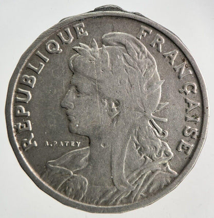 1904 France 25 Centimes Coin | Fine Collectable Grade