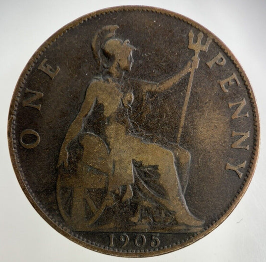 1905 Edward VII One Penny Coin | Collectable Grade