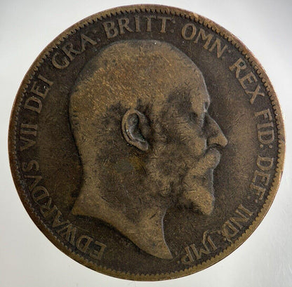 1905 Edward VII One Penny Coin | Collectable Grade