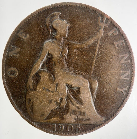 1905 Edward VII One Penny Coin | Collectable Grade