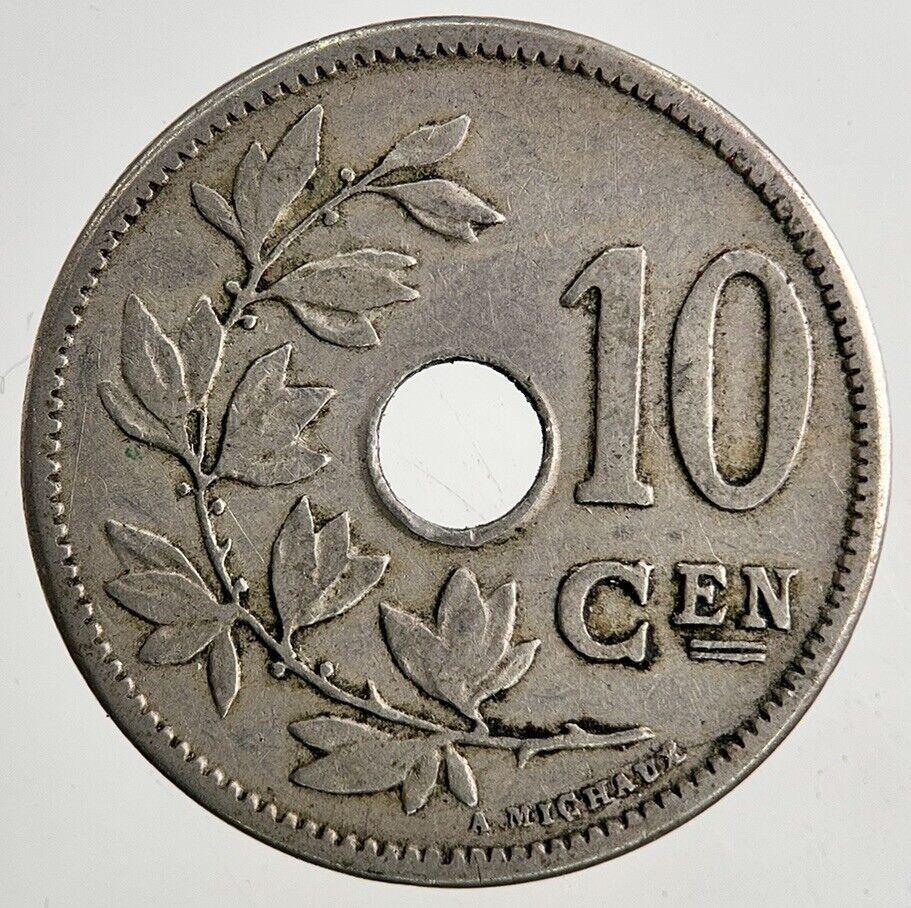 1905 Belgium 10 Centimes Coin | Fine Collectable Grade