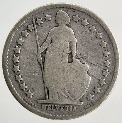 1904 Switzerland Swiss 1/2 Half Franc Silver Coin | Collectable Grade