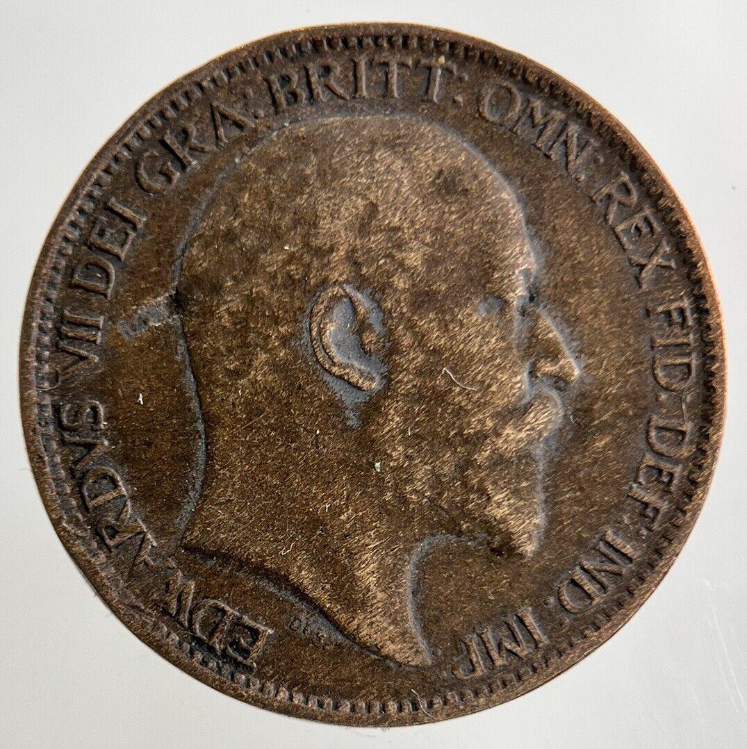 1905 Edward VII Farthing Coin | Very High Grade