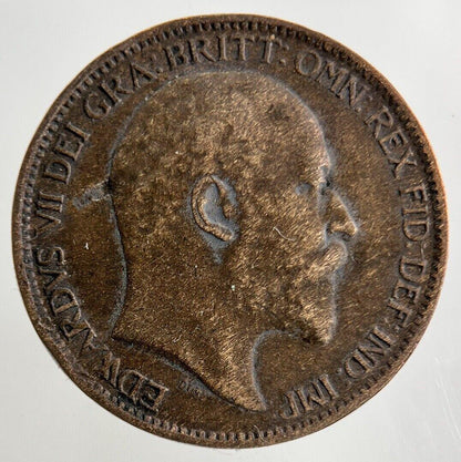 1905 Edward VII Farthing Coin | Very High Grade