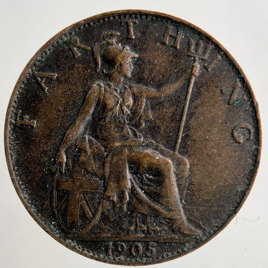1905 Edward VII Farthing Coin | Very High Grade
