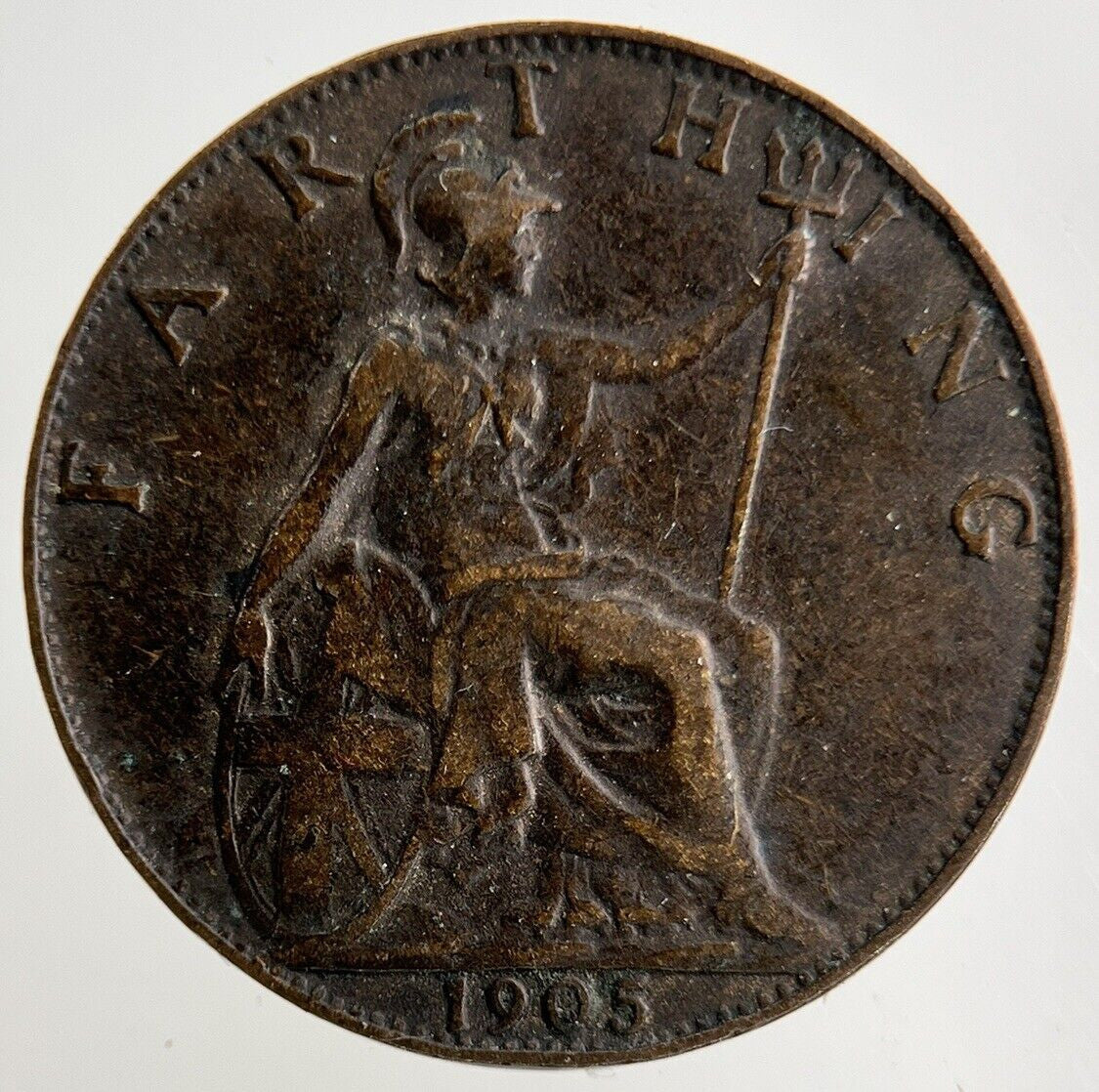 1905 Edward VII Farthing Coin | Fine Collectable Grade