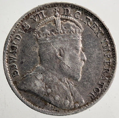 1905 Canada 5 Cents Silver Coin | Fine Collectable Grade | a5445