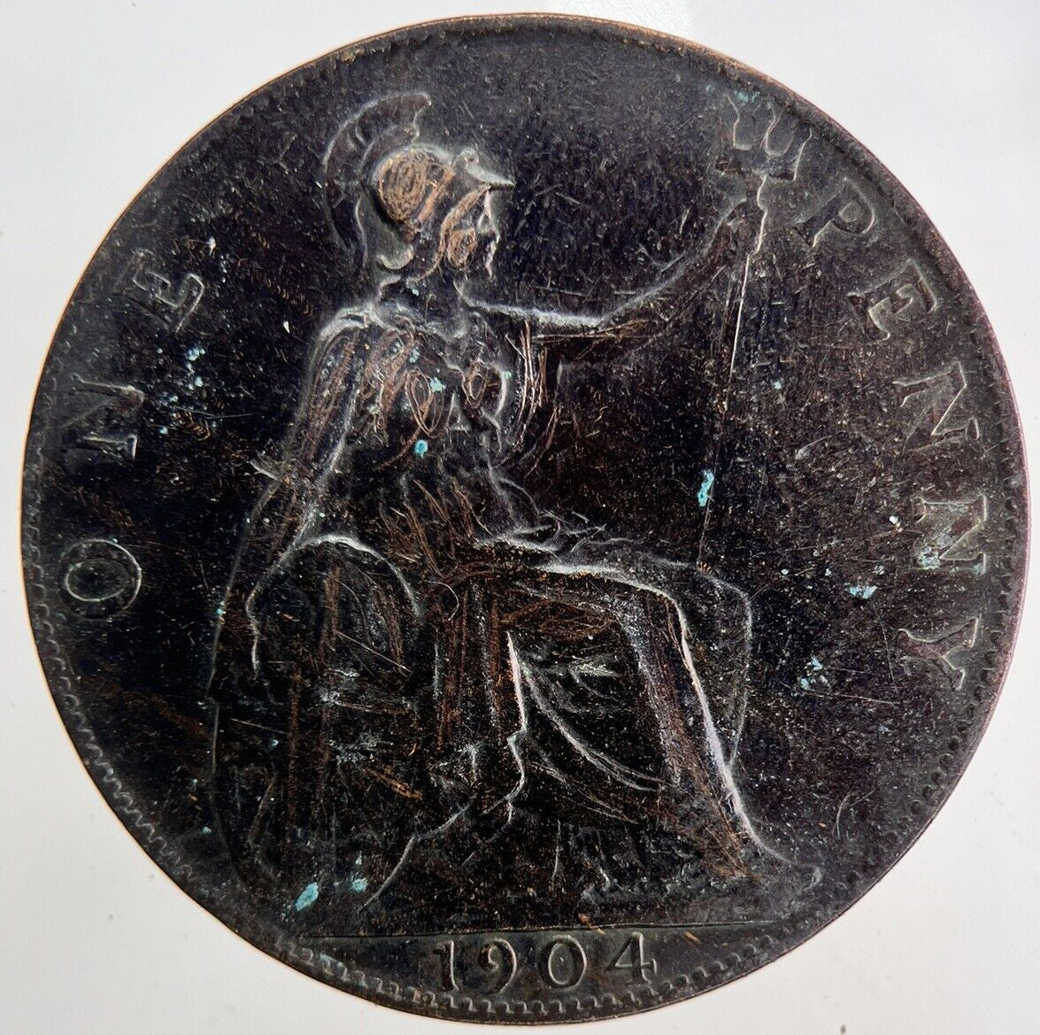 1904 Edward VII One Penny Coin | Fine Collectable Grade