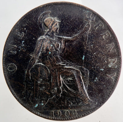 1904 Edward VII One Penny Coin | Fine Collectable Grade
