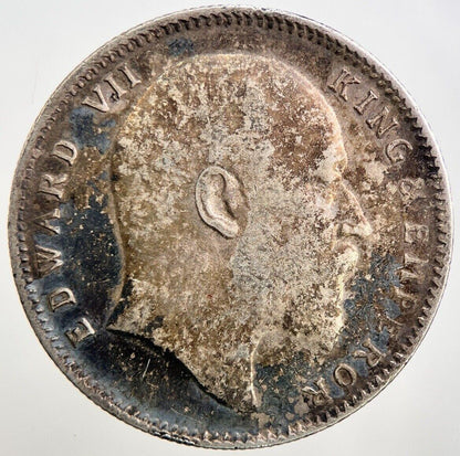 1905 Edward VII Rupee Silver Coin | Fine Collectable Grade | a2713