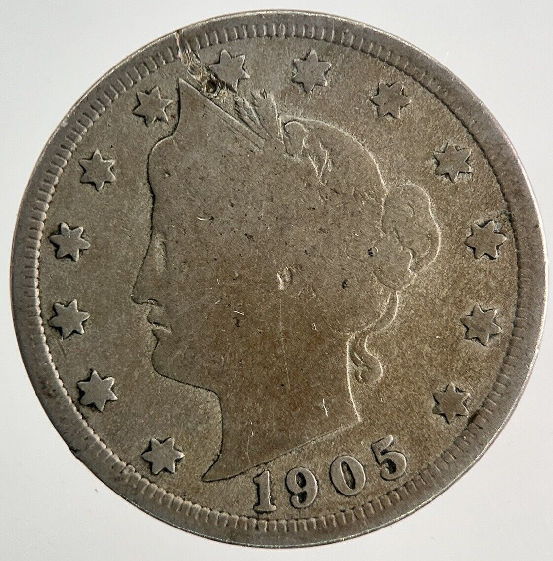 1905 US USA Liberty V 5 Cents Nickel Coin | Collectable Grade