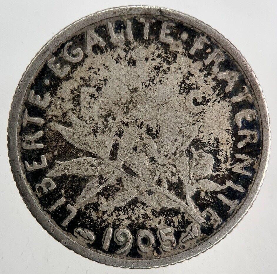 1905 France 1 Franc Silver Coin | Fair Grade