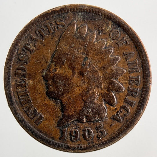 1905 US USA One Cent Coin | Collectable Grade