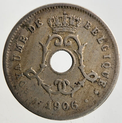 1906 Belgium 5 Centimes Coin | Fine Collectable Grade