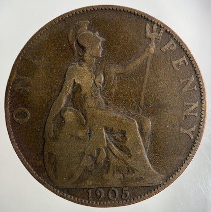 1905 Edward VII One Penny Coin | Collectable Grade