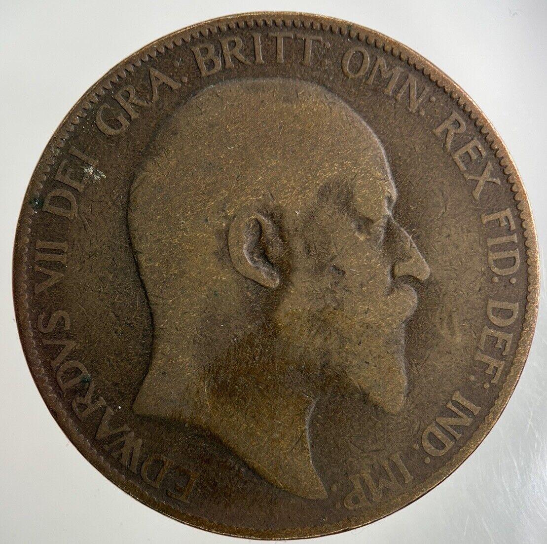 1905 Edward VII One Penny Coin | Collectable Grade
