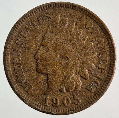 1905 US USA One Cent Coin | Fine Collectable Grade