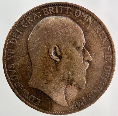 1905 Edward VII One Penny Coin | Collectable Grade