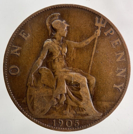 1905 Edward VII One Penny Coin | Collectable Grade