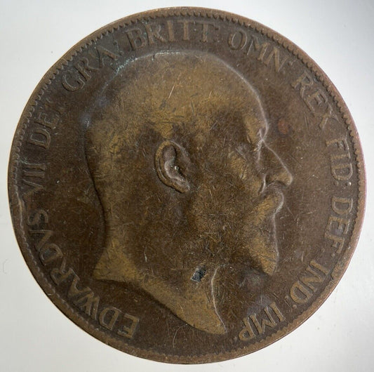 1905 Edward VII One Penny Coin | Collectable Grade